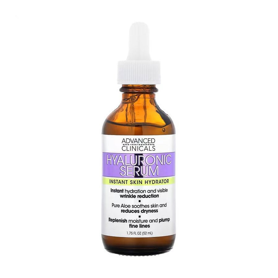 Сироватка для обличчя Advanced Clinicals Hyaluronic Serum з гіалуроновою кислотою, 52 мл